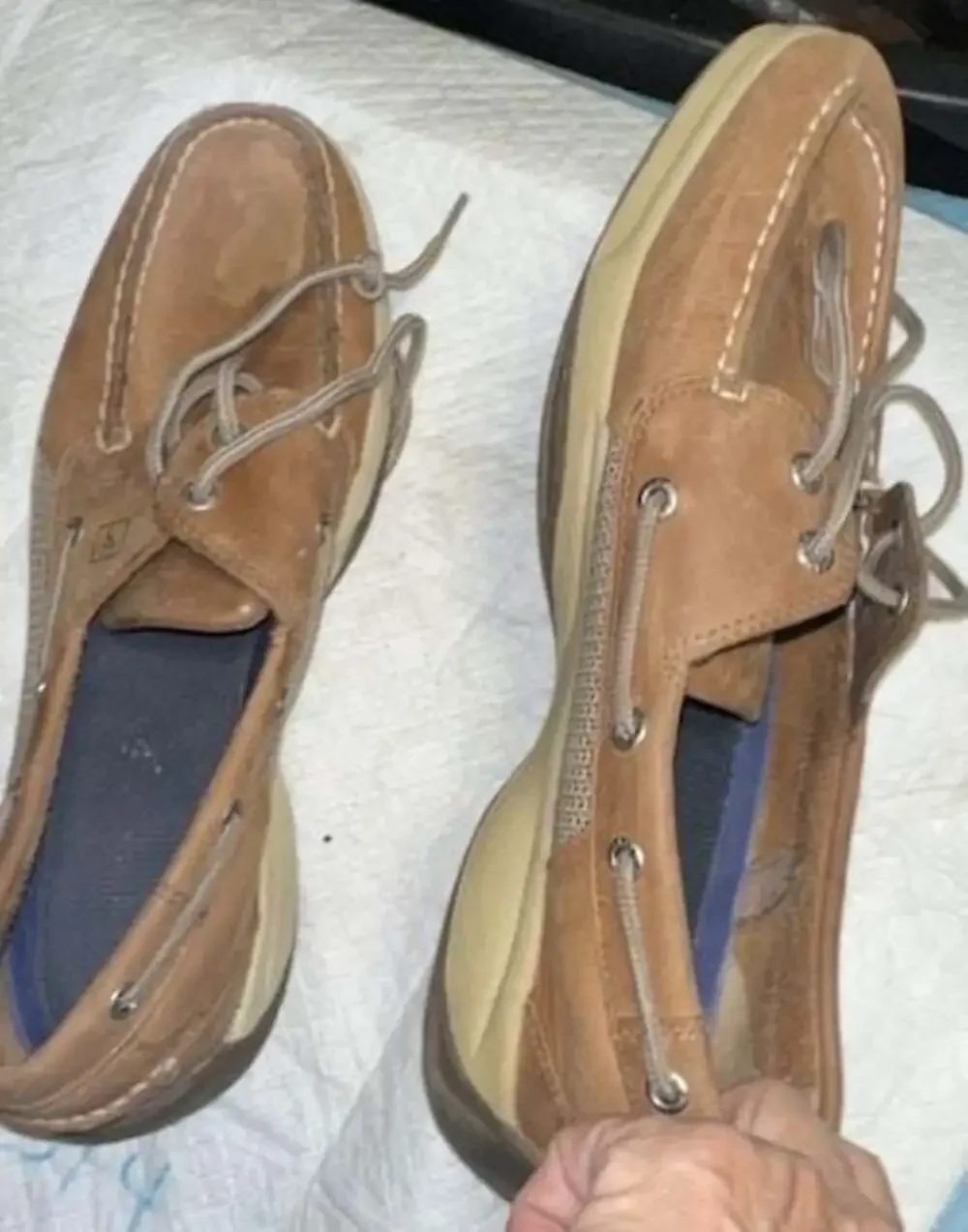 Sperry Top-Sider Men's Brown Leather Boat Shoes Size 11